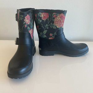 Lauren Ralph Lauren Mora II Floral Rain Boot Size 9